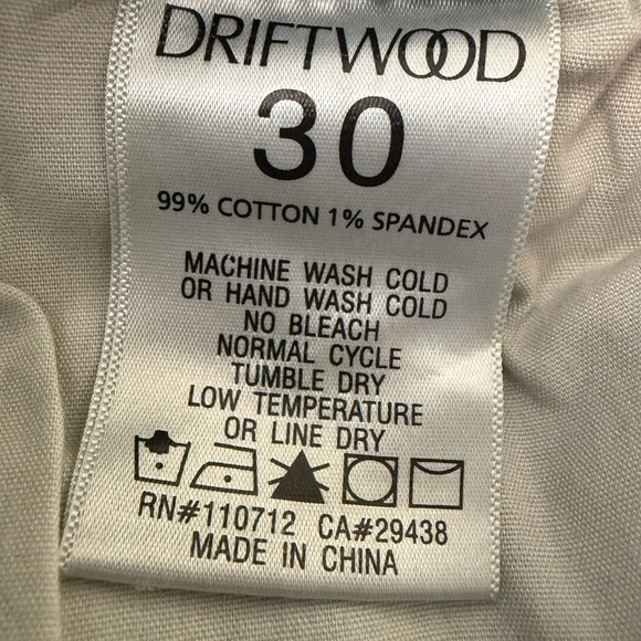 NWT DRIFTWOOD KELLY❣️size 30-31 Cotton Spandex Stretch Perfect Denim Straight - Picture 5 of 9